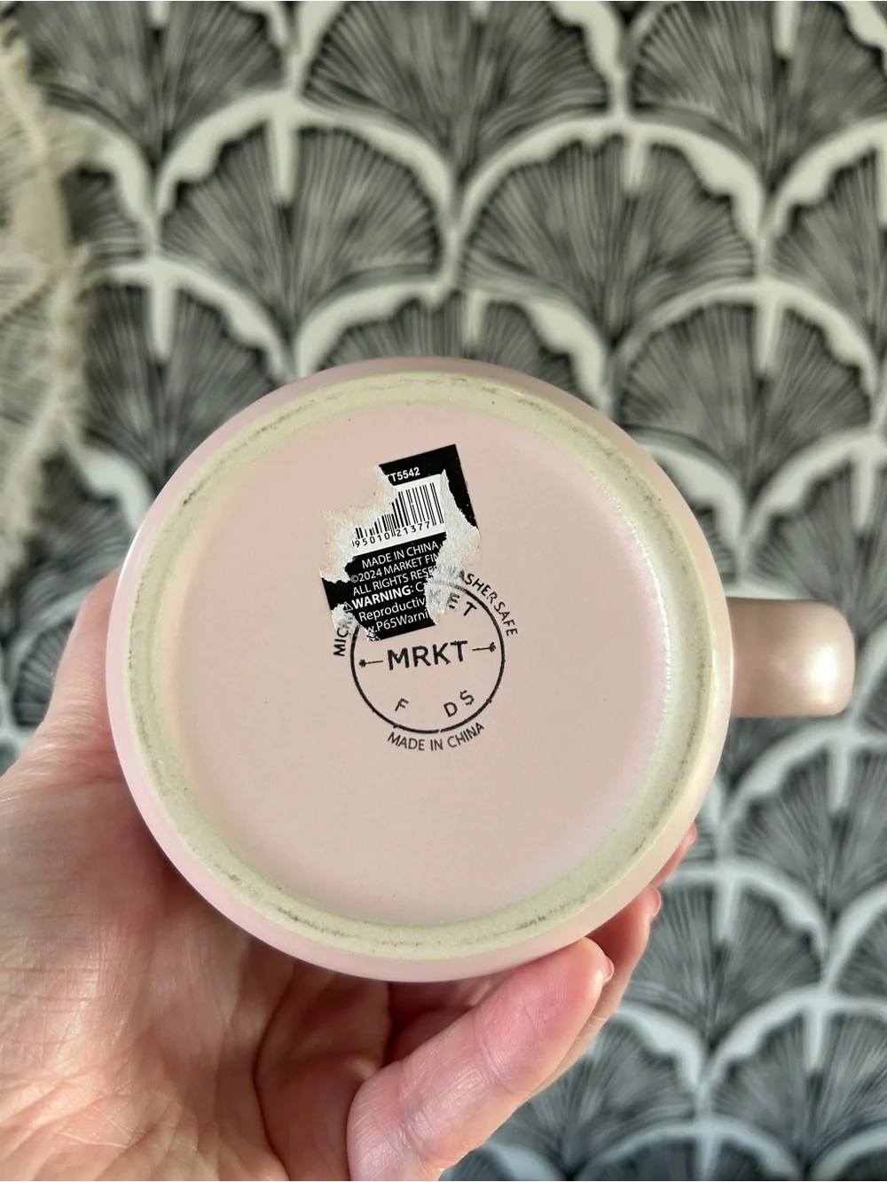 Hey Boo Pink Ceramic Mug - Adorable Ghost Design